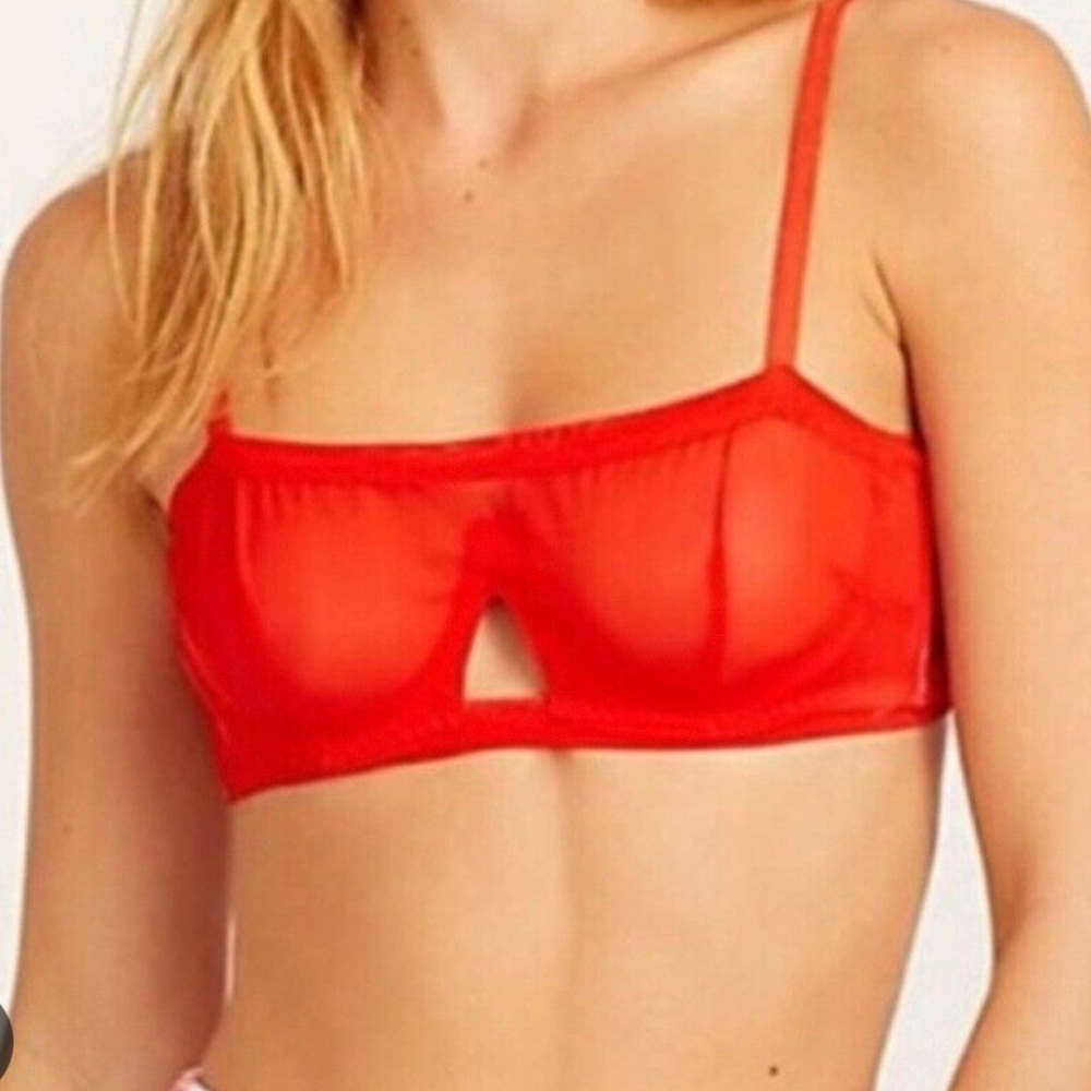 Free people x HAH X Revolve Wired Bra in Blood OrangeHAH